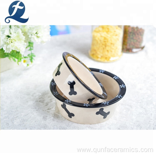 Custom Mini Round Decoration Pet Dog Bowl Feeder